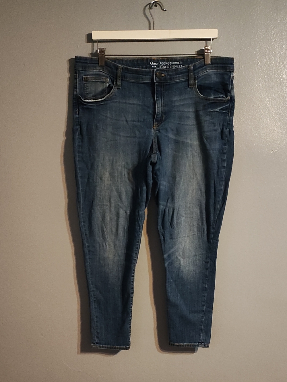 Gap Legging Skimmer Legging Cheville Skinny Jeans Blue